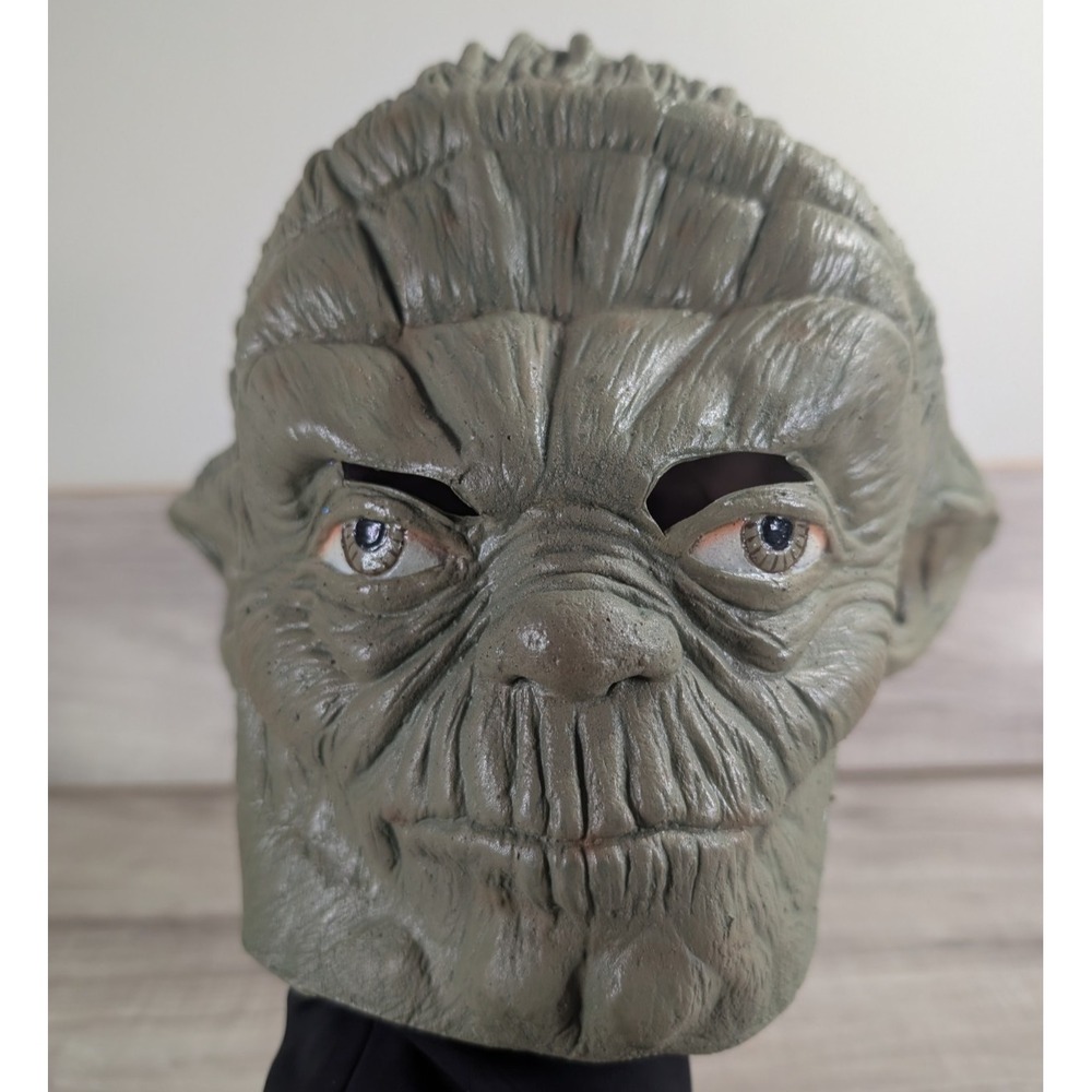 Vtg Yoda Collectors Rubber Mask Lucas Film TM Costume Made In Mexico Vintage